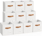 Storage Cubes 10 Pack, 11 Inch Fabric Storage Cubes Organizer Bins by Unknown