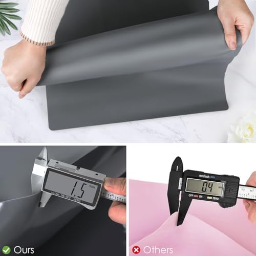 Extra Large Silicone Mats for Kitchen Counter, 27.6'' x16'' Silicone Placemats - Image 6