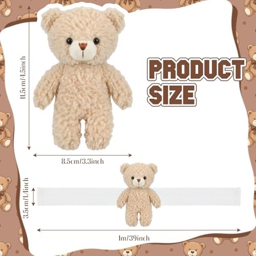 Chumia 2 Pcs Bear Curtain Tiebacks Cute Nursery Decor - Image 2