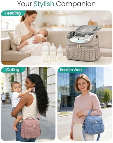 Breastmilk Cooler Bag, 12L Double Deck - Image 5
