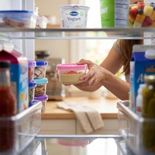 DecorRack 7 oz Food Storage Containers, Screw Lids - Image 6