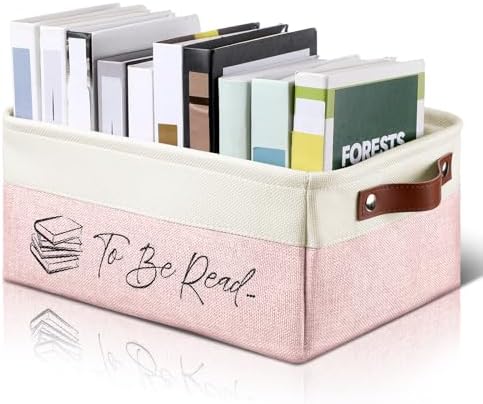 Marsui 1 Pcs TBR Basket Book Storage Bin Bookish Gifts by Marsui