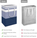 HomeHacks 2 Pack Large Laundry Baskets, Laundry Hampers Bags - Image 3