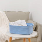 CubesLand Cute and Durable Small Cotton Rope Basket - Image 4