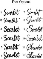 Personalized Gold Acrylic Mirror Name Sign - Image 5