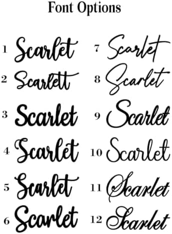 Personalized Gold Acrylic Mirror Name Sign - Image 5