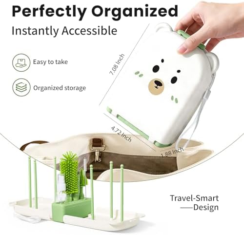 LEQXGO Travel Baby Bottle Cleaner Kit - Image 2