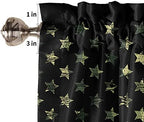 Vandarllin Valance Curtains for Kitchen Window, Rustic Green Camo Military - Image 5