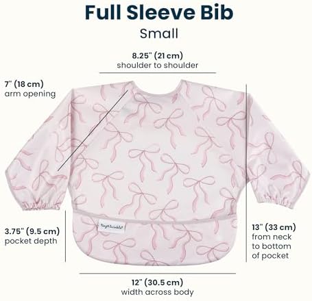 Tiny Twinkle Long Sleeve Bib for Babies & Toddlers | Waterproof Smock Bib for - Image 5
