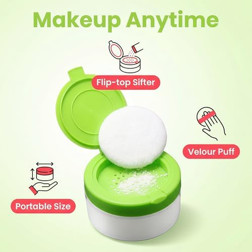 1Pcs Empty Refillable Baby Talcum Powder Box - Image 3