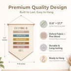 Welcome Banner for Classroom Wall Decor, Everyone Is Welcome Here Wall Hanging - Image 2