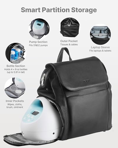 VEVOR Breast Pump Backpack, Breast Feeding Bag - Image 5