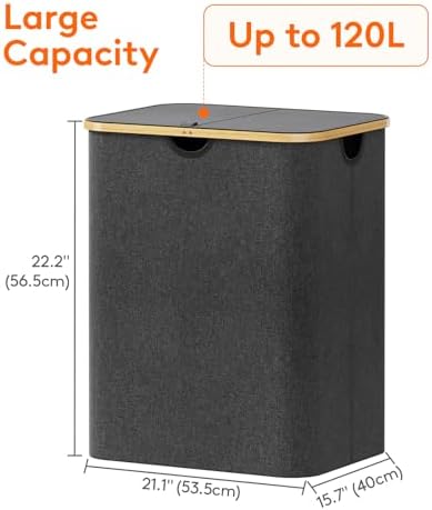 Lifewit 120L Large Laundry Basket - Image 4