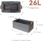 SNWDN 6 Pack Closet Cloth Storage Bins - Image 2