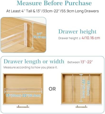 Vtopmart 4" High Drawer Dividers - Image 3