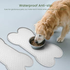 PWTAA Dog Food Mat Anti-Slip Silicone Dog Bowl Mat Thicker Pet Placemat - Image 3