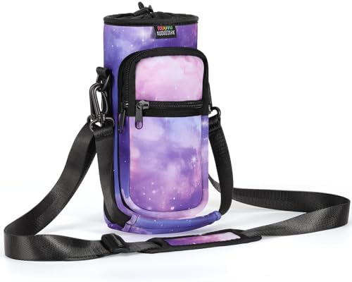 Nuovoware Water Bottle Carrier Bag, StarrySky Purple by NUOVOWARE