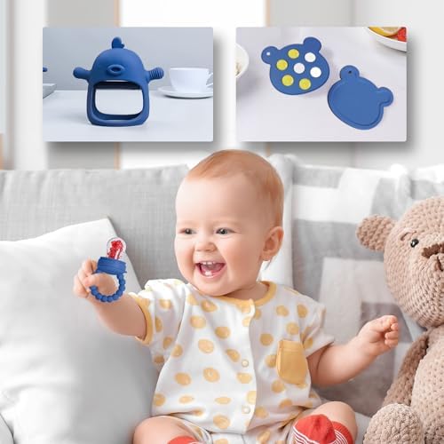 3-in-1 Baby Food & Fruit Feeder Set – Breastmilk Popsicle Mold - Image 4