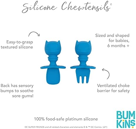 Bumkins Baby Utensils Set, Chewtensils Silicone Spoons - Image 6