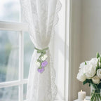Flower Curtain Tiebacks, Cute Curtain Holdbacks - Image 3