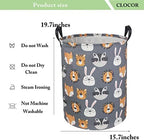 CLOCOR Kids Laundry Basket, Collapsible Fabric Storage Container, Gift Basket - Image 6