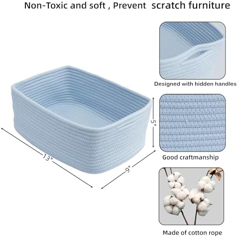 XUANGUO Small Woven Storage Baskets - Image 2