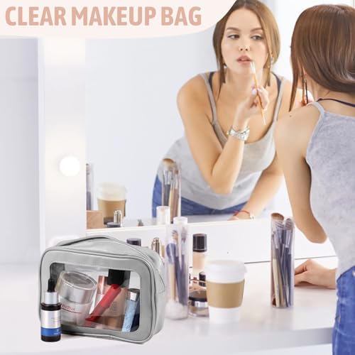 YOPCDJ 5PCS Diaper Bag Organizer Pouch Set, TSA Approved Toiletry Bag，Clear - Image 5