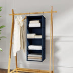 Hanging Closet Organizer 4-Shelf, Oxford Fabric Wardrobe Storage - Image 2