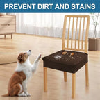 Smiry Waterproof Seat Covers for Dining Room Chairs - Image 6