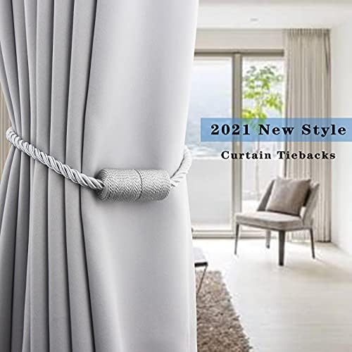 Magnetic Curtain Tiebacks Holdbacks Decorative Tie Backs - Image 6