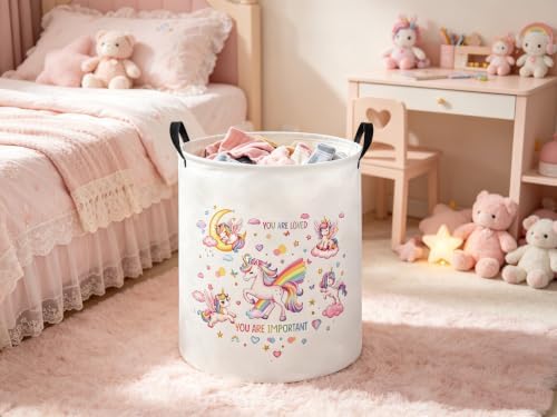 Baby Laundry Hamper kids laundry Basket Waterproof Laundry Bag - Image 3
