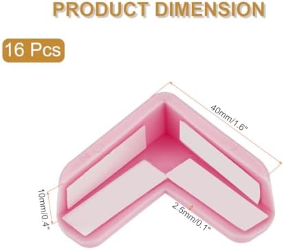 uxcell Corner Protectors, Furniture Corner Guard and Edges Safety Bumpers - Image 2
