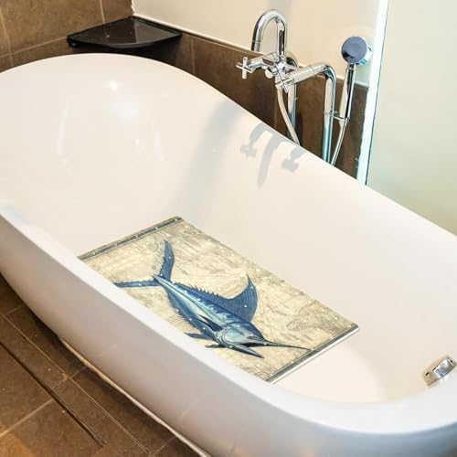Shower Mat Bathtub Mat, 26.8x15.1 inch, Non-Slip Bath Mat - Image 5