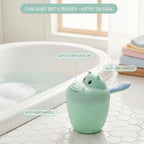 Baby Bath Rinse Cup, Fun Hippo Bath Water Pourer - Image 2