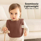 KeaBabies 8-Pack Bibs for Baby Girls, Boys Pullover Baby Bibs 6-36M - Image 5