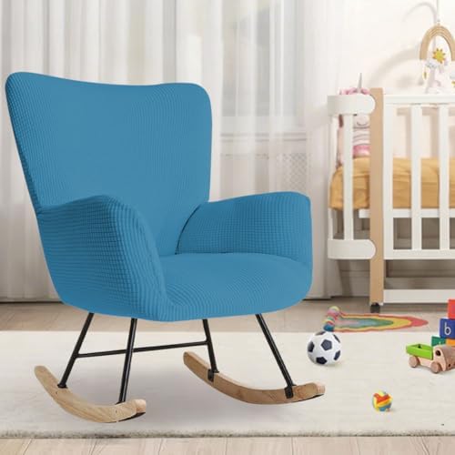 Nursery Rocking Chair Cover Stretch Glider Chair Covers Jacquard Modern Reading - Image 2