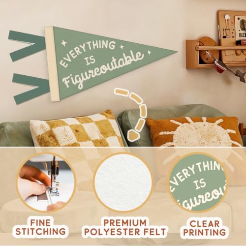 Everything Is Figureoutable Felt Banner - Image 7