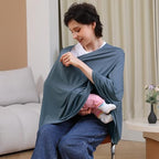 Seejoy Nursing Cover for Breastfeeding, 360°Full Coverage Nursing Poncho - Image 5