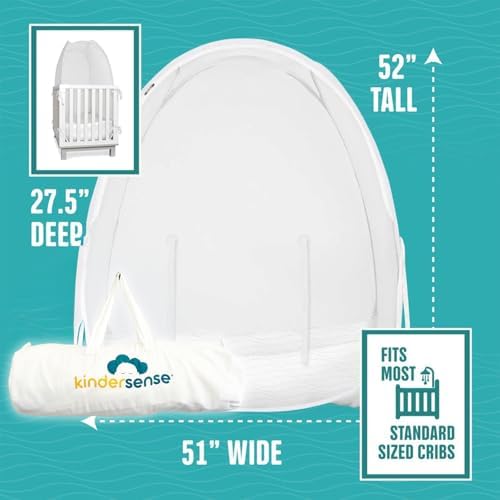 KinderSense® - Baby Safety Crib Tent - Premium Toddler Crib Topper to Keep Baby - Image 5