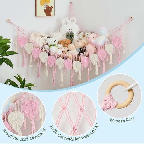 Pretty Jolly Stuffed Animal Storage Hammock - Image 2