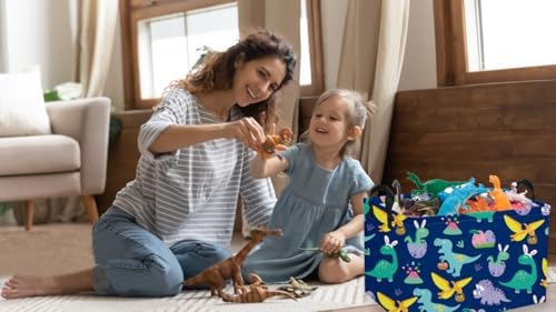 Rectangular Easter Dinosaur Basket, Dinosaur Easter Baskets - Image 3