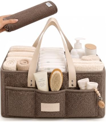 Baby Diaper Caddy Organizer by Toodly