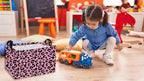 Essme Rectangular Baskets, Leopard Print Box, Cute Storage Bin（Pink leopard - Image 5