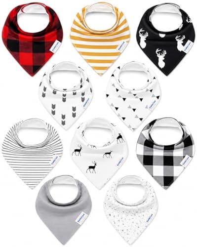 KiddyStar Premium Organic Cotton Bibs by KiddyStar%C2%AE