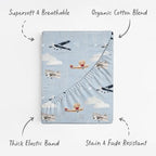 Sorrel + Fern Baby Bassinet Sheets 2-Pack - Image 2