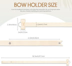 POVETIRE 6PCS Bow Holder Bows Organizer - Image 4