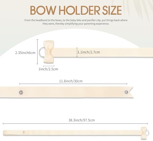 POVETIRE 6PCS Bow Holder Bows Organizer - Image 4