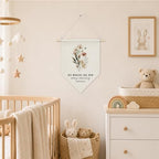 KYTWSFWS Christian Floral Wall Art Pennant Flag, His Mercies Are New Every - Image 3