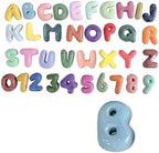 4 Inch Gypsum Letter or Number for Wall Decor, Single Alphabet or Digit for by Train2decor