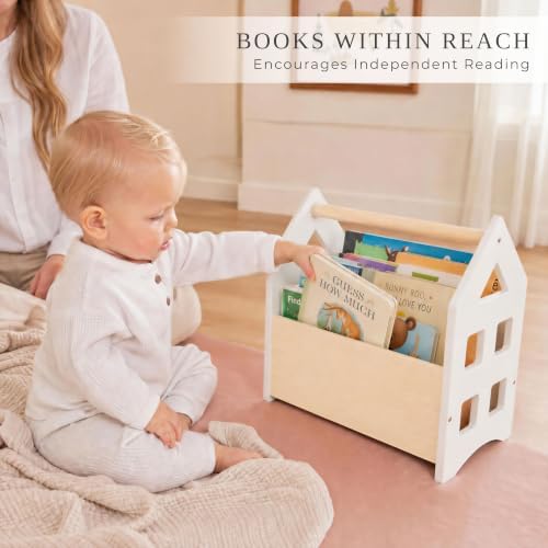Decorative Wooden Bookshelf - Image 3
